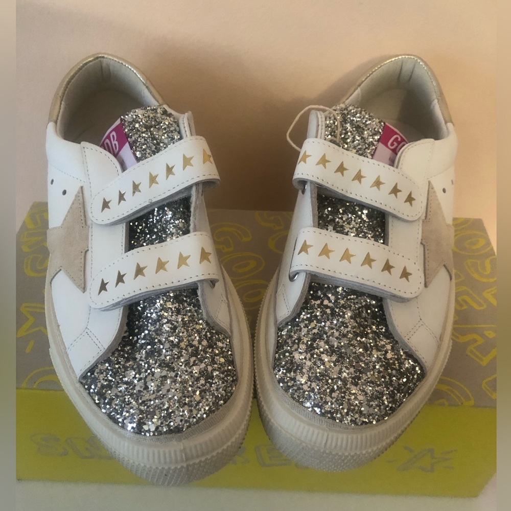 GOLDEN GOOSE May Glitter Sneakers BRAND NEW - Picture 10 of 10